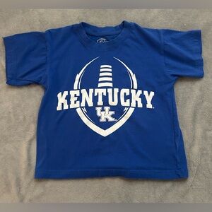 TSI Sportswear KY wildcats football tee size Boys 7/8